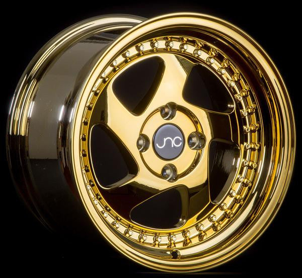 JNC034 Platinum Gold Gold Rivets
