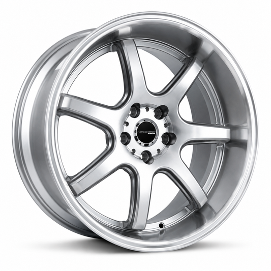 WORK EMOTION T7R Style Wheels Hyper Black Machined Lip | WKS-7