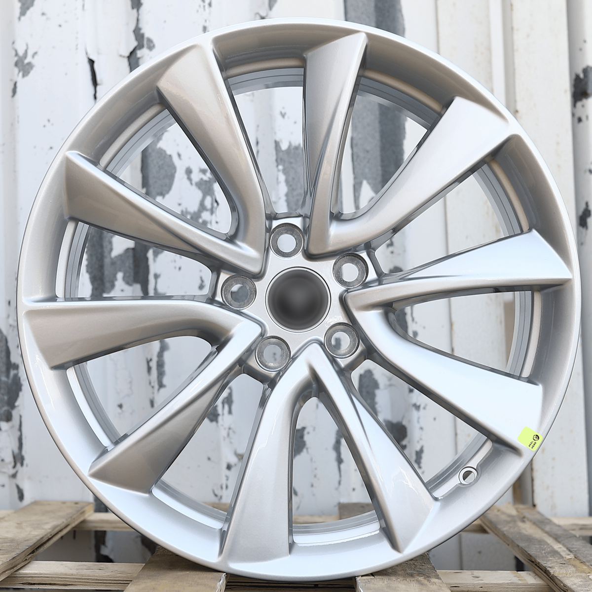 Silver Stiletto Wheels Fits TESLA MODEL 3 & Y 19X8.5" ET40 5X114.3