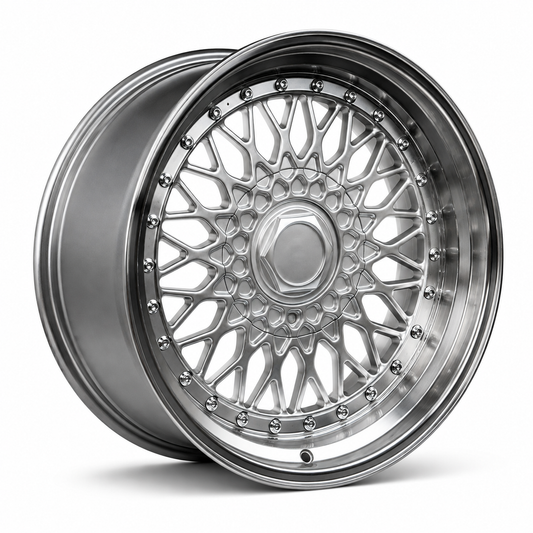BBS SUPER RS Style Wheels Silver Machined Lip | BTS-5