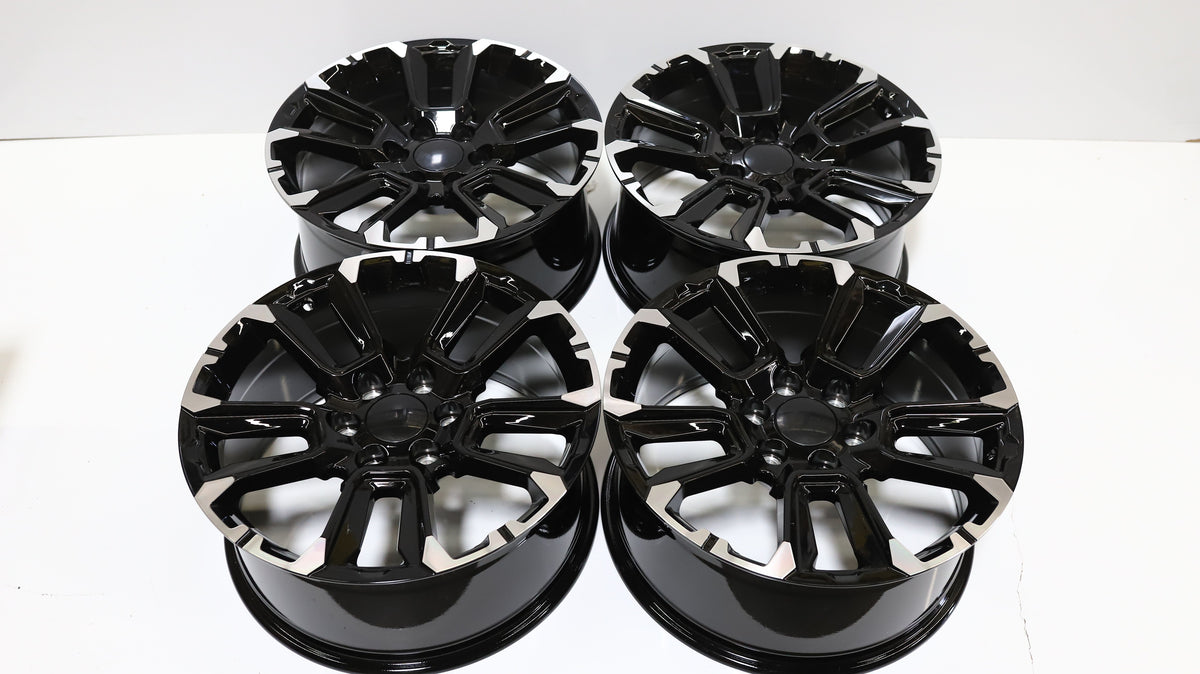 Sierra Yukon Style Wheels Matte Black | GM04