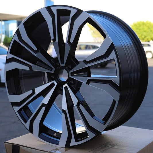914 Style Wheels Black Machine Face | MS17