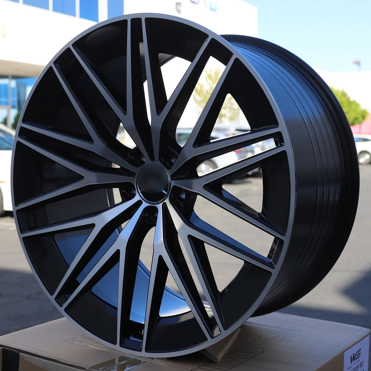 GLE AMG Multi-Spoke Style Wheels Black Machine Face | MB25
