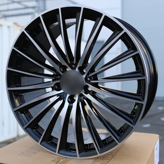 Aftermarket Wheels Black Machine Face | MB29