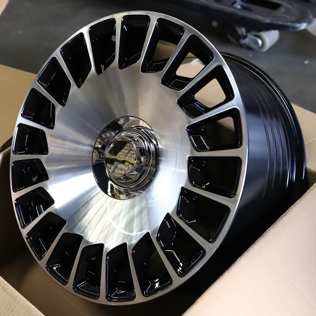 MAYBACH Style Wheels Black Machine Face | MB18
