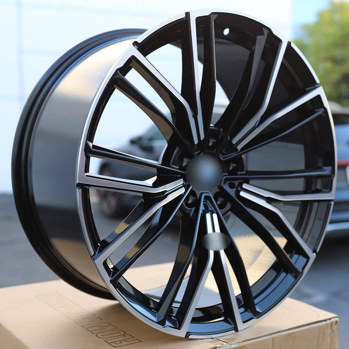 706 Style Wheels Black Machine Face | MS18