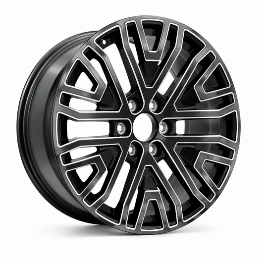 Sierra Yukon Style Wheels Black Milled | GM07