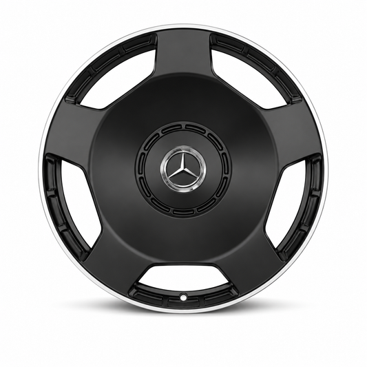 AMG Monoblock Style Wheels Satin Black Machined Lip | MB05
