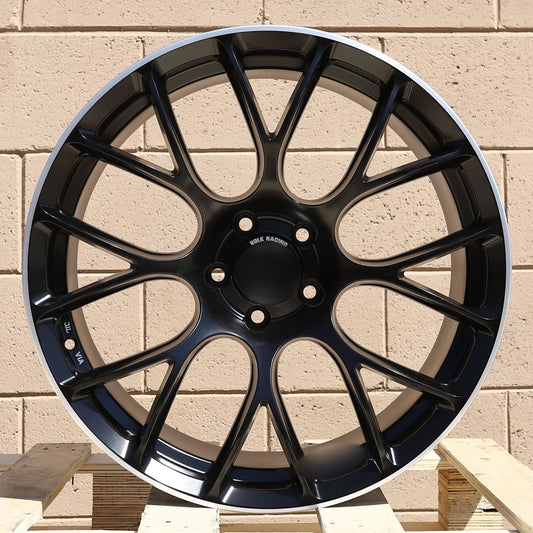 VOLK RAYS G16 Style Wheels Satin Black Machined Lip | RA-3