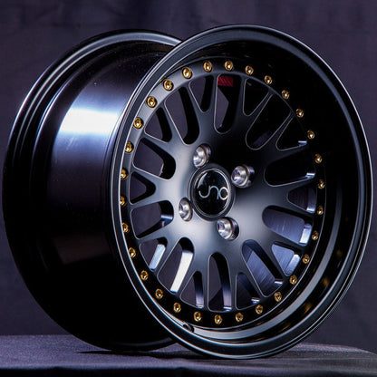 JNC001 Matte Black Gold Rivets