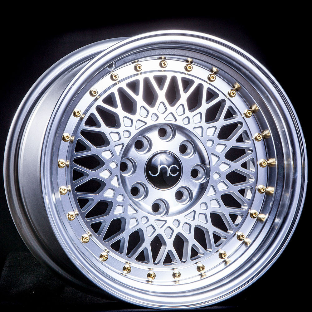 JNC031 Silver Machined Face(Chrome Rivets)
