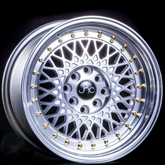 JNC031 Silver Machined Face(Chrome Rivets)