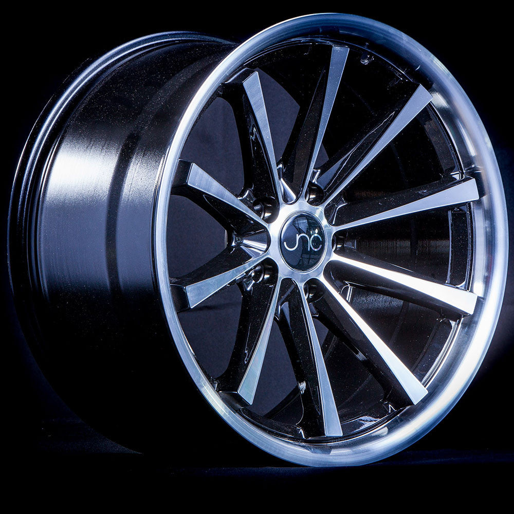 JNC028 Black Machined Face