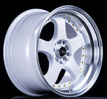 JNC017 White Machined Lip