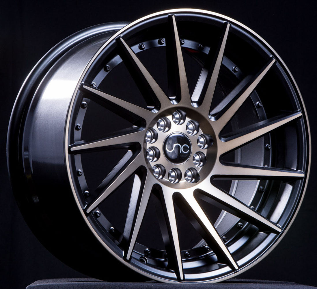 JNC051 Matte Black Machined Bronze Face