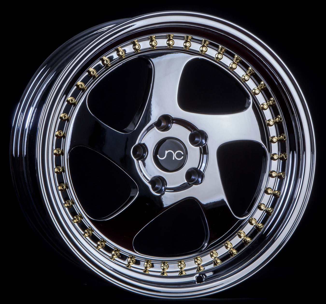 JNC034 Platinum Gold Rivets