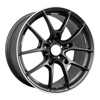 VOLK RAYS G025 Style Wheels Matte Black Machined Lip | RA-2