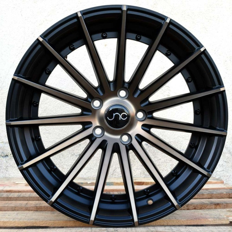 JNC042 Matte Black Machined Bronze Face
