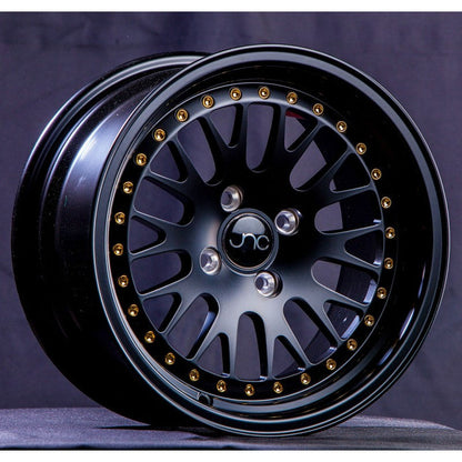 JNC001 Matte Black Gold Rivets