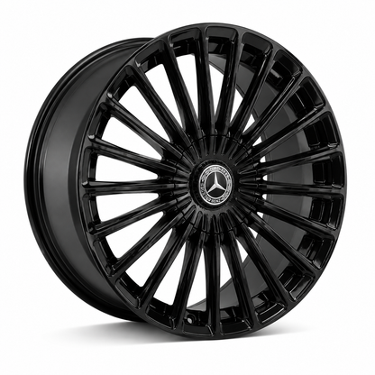 AMG 2025 TURBINE STYLE Style Wheels Gloss Black | MB04