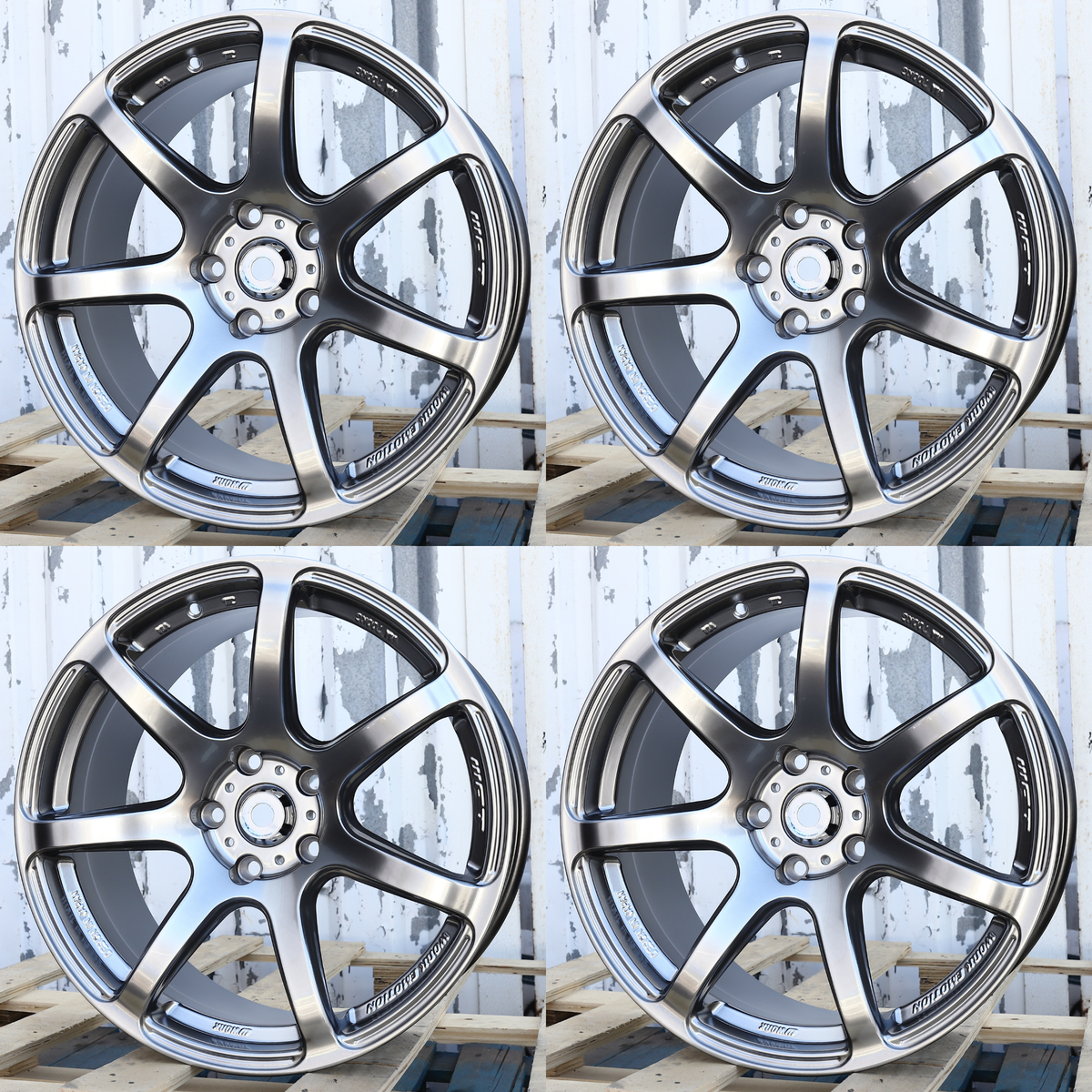 WORK T7R Style Wheels Hyper Black | WKS-5