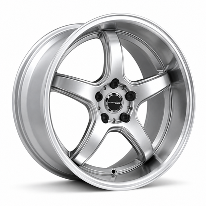 WORK EMOTION T5R Style Wheels Hyper Black Machined Lip | WKS-6
