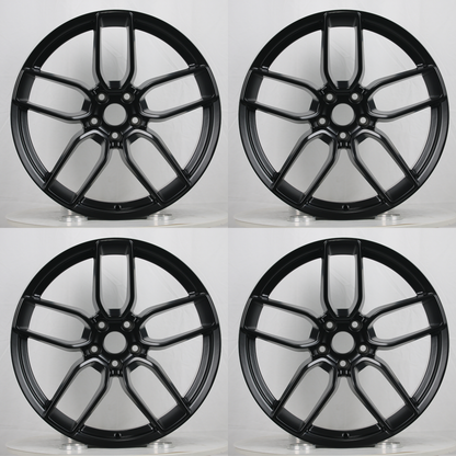 SRT Hellcat Style Wheels Matte Black | DG02