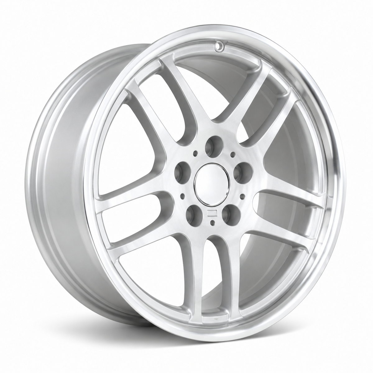 M Parallel 37 Style Wheels Silver Machined Lip | MS01