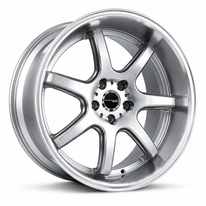 WORK EMOTION T7R Style Wheels Hyper Black Machined Lip | WKS-7