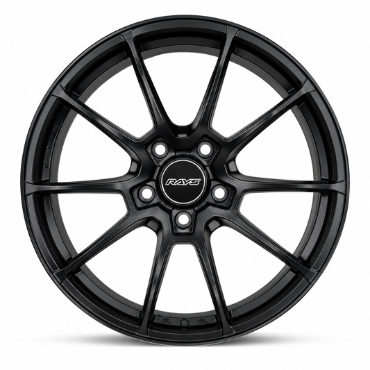 VOLK RAYS G025 Style Wheels Matte Black Machined Lip | RA-2