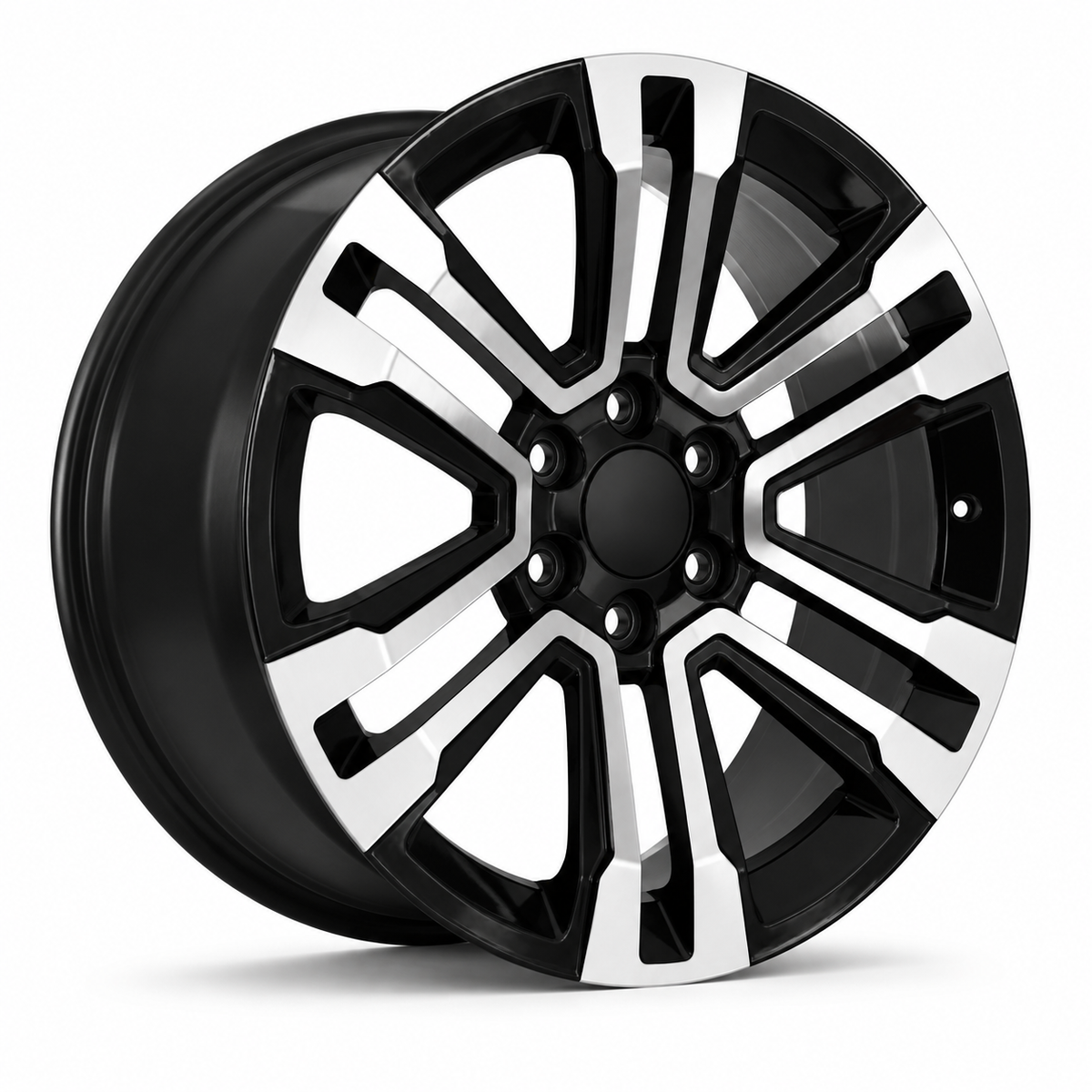 Yukon Denali Style Wheels Black Machined Face | GM02