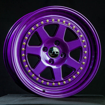 JNC048 CANDY PURPLE WITH GOLD RIVETS
