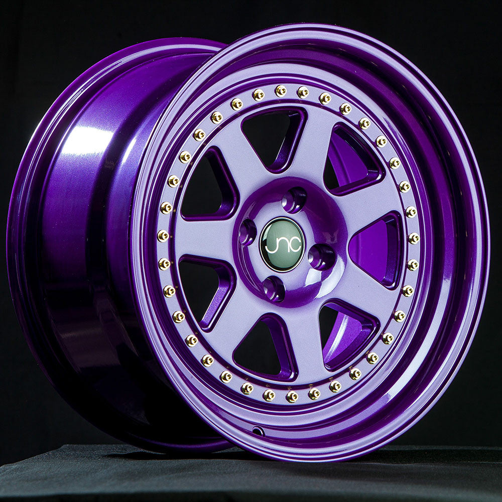 JNC048 CANDY PURPLE WITH GOLD RIVETS