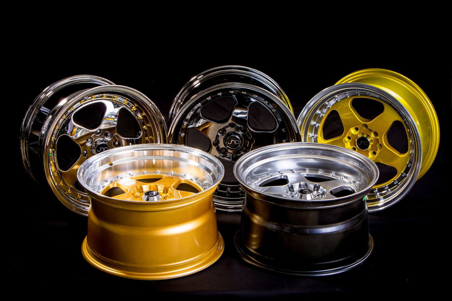 JNC010 Platinum Gold Rivets