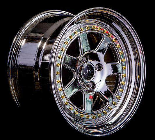 JNC048 PLATINUM WITH GOLD RIVETS