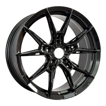 WF R.2 Style Wheels Black | RND-2