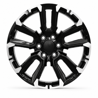 Sierra Yukon Style Wheels Matte Black | GM04