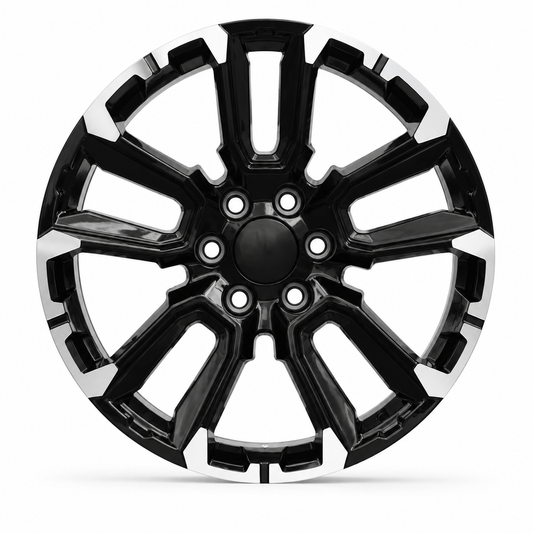 Sierra Yukon Style Wheels Matte Black | GM04