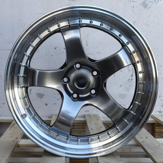 WORK MEISTER S1 Style Wheels Hyper Black Machined Lip | WKS-2