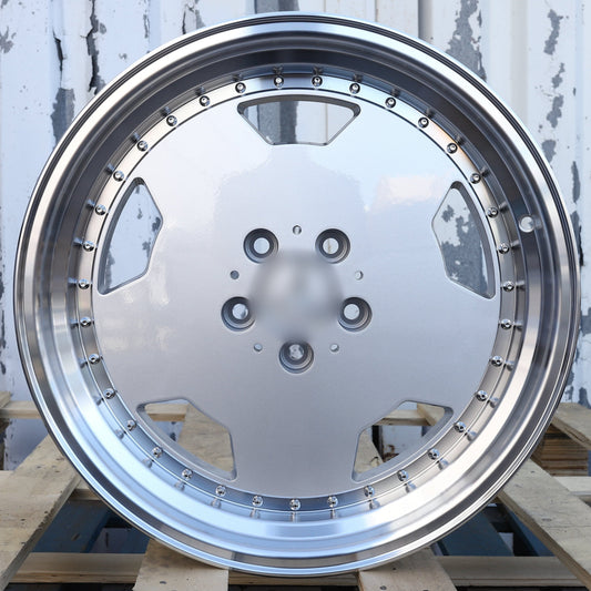 Monoblock Areo 3 Style Wheels Silver Machined Lip | MB01