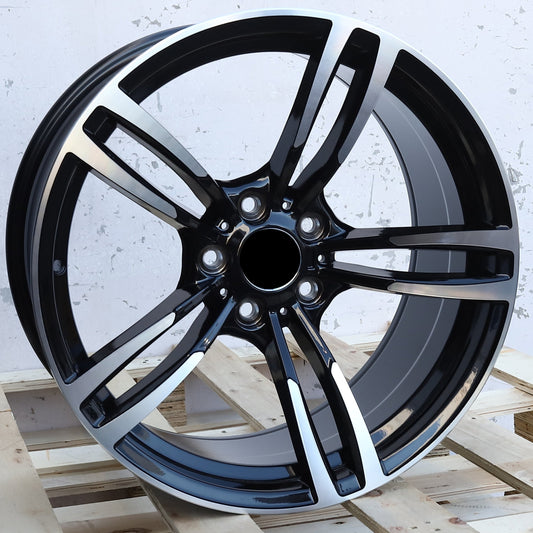 473 Style Wheels Black Machined Face | MS06