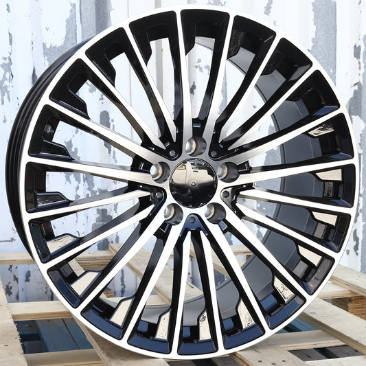 2025 Turbine Style Wheels Black Machined Face | MB09