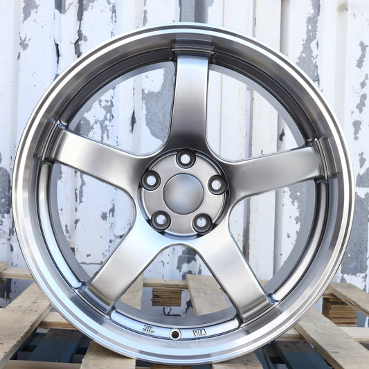 ADVAN Racing GT Style Wheels Hyper Black Machined Lip | AVN-1