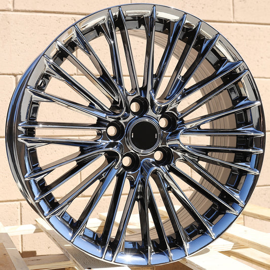 WALD F001 Style Wheels Black Chrome | LX02