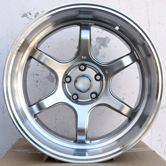 ADVAN RG-D2 Style Wheels Hyper Black Machined Lip | AVN-2