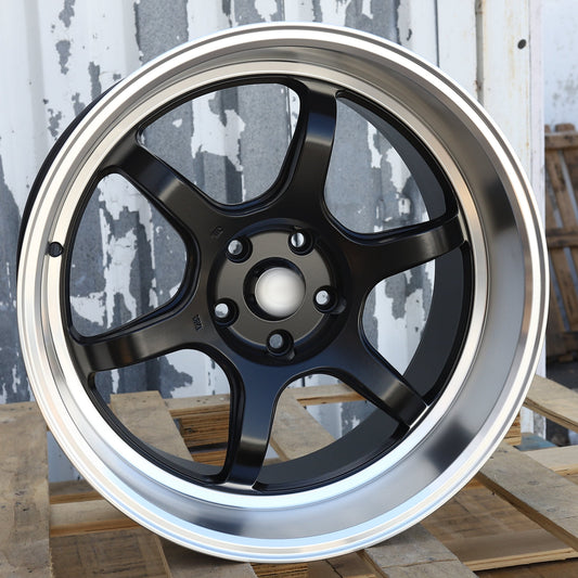 ADVAN RG-D2 Style Wheels Matte Black Machined Lip | AVN-2