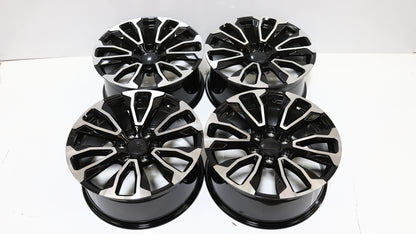 Yukon Denali Style Wheels Black Machined Face | GM02