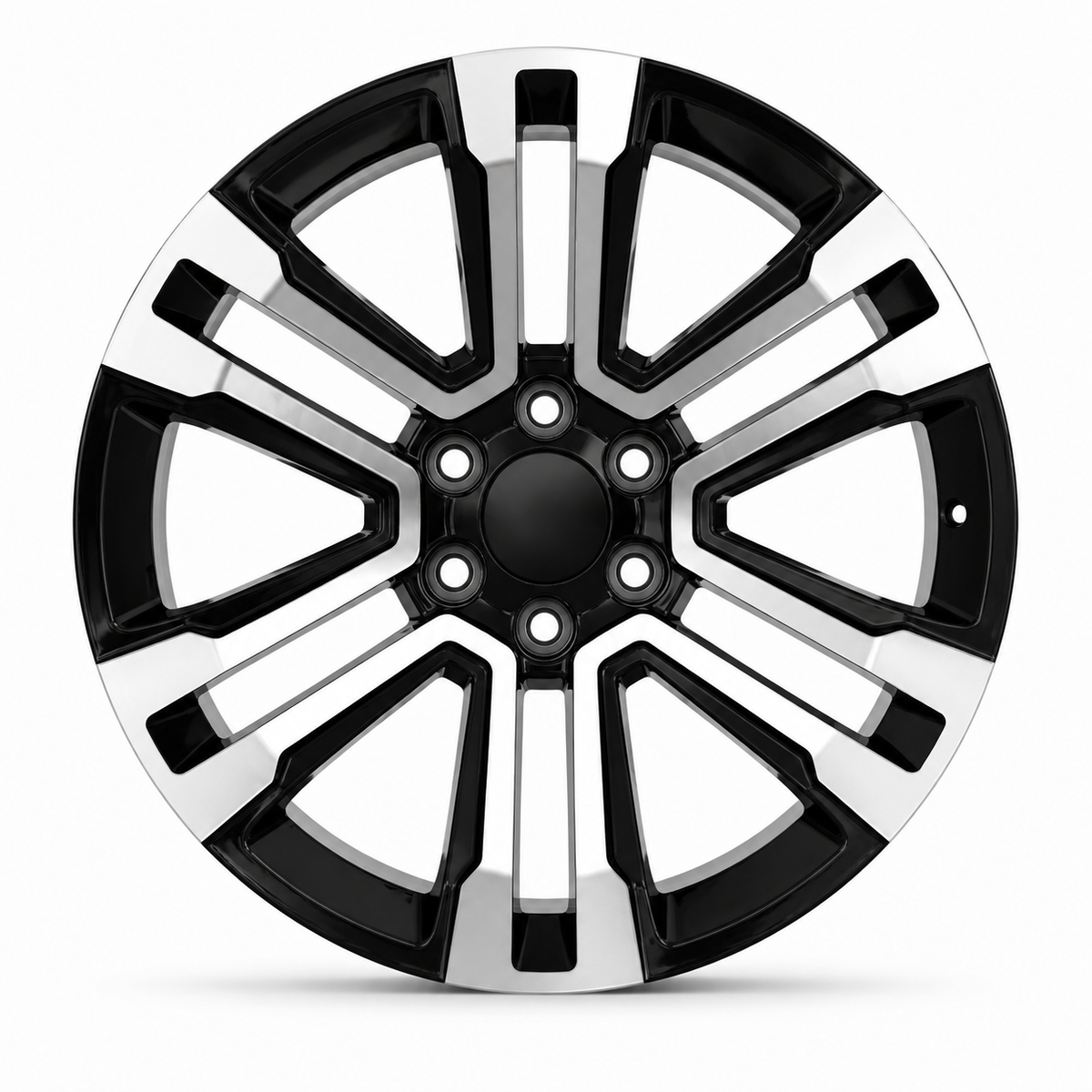 Yukon Denali Style Wheels Black Machined Face | GM02