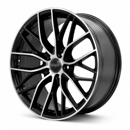 Sport 405 Style Wheels Black Machined Face | MS09