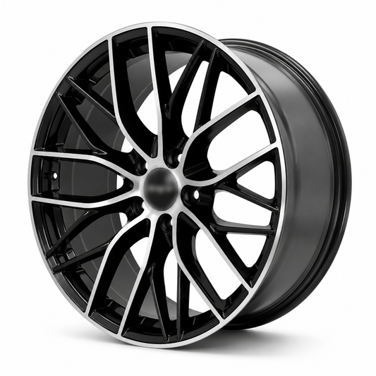 Sport 405 Style Wheels Black Machined Face | MS09